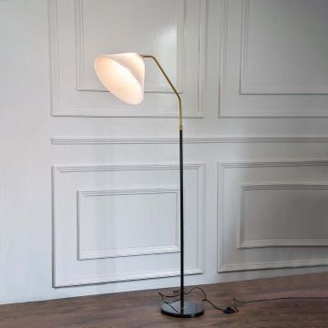 Wilder Floor Lamp for Living Room Light On White Background