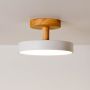Macaron Loft LED Ceiling Light White Light on White Background