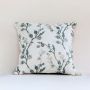 Veronica Designer Carolina Embroidered Cushion Cover White Background