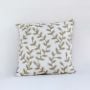 Osage Designer Tawny Embroidered Cotton Cushion Cover White Background