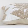 Elegantly Embroidered Cotton Cushion Cover