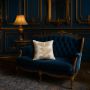 Elegantly Embroidered Cotton Cushion Cover