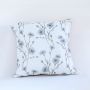 Serein Blanche Embroidered Cushion Cover White Background