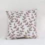 Intricately Embroidered Cushion Covers Cotton White Background