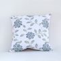 Serenely Embroidered Cushion Covers Cotton White Background