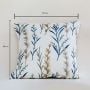 Fern Designer Multicolored Embroidered Cotton Cushion Cover