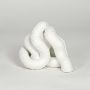 cosmic spatial ceramic sculpture white white background 1