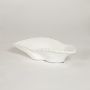 hamptons coral ceramic bowl white white background 1