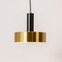 Dazzle Bright Black & Gold Metal Hanging Lamp
