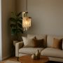 Kristy Pendant Light Crystal & Brass