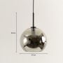 LukLoy Loft Modern Pendant Light - Silver