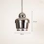Rodan Pendant Light - Silver