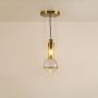 Ornatey Metal Hanging Light Light On White Background
