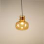 pop petite hanging light amber main lifestyle