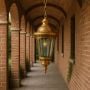 Traditional Outdoor Hanging Lamp Gold Lifestyle