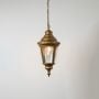 Traditional Outdoor Hanging Lamp - Gold