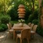 Multi Tier Jute Pendant Lamp Lifestyle