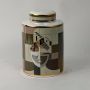 Vintage Ceramic Jar Small White Background