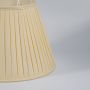 Pleated Empire Softback Lamp shade Off White Closeup