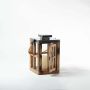 Ozigo Wooden Lantern Small Light On White Background-1