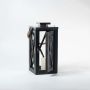 Kosipo Wooden Lantern Medium Light On White Background-1