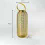 Gold Constellation Stainless Steel Wired Tealight Lantern - Large