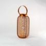 Rose Gold Constellation Stainless Steel Wired Tealight Lantern - Medium