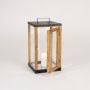 ira wooden lantern brown white background 1