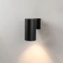 Cylindrical Wall Light Black Lifestyle