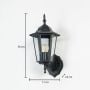 Retro Outdoor Wall Light - Small