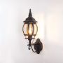 Industrial Up Wall Light Black Lifestyle