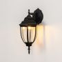 oxford outdoor wall lantern small light on white background