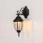 victorian outdoor wall light down light on white background