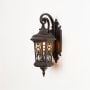 valhalla outdoor wall light dark brown light on white background