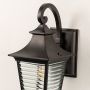 Bungalow Outdoor Wall Light - Dark Brown