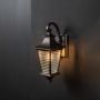 Bungalow Outdoor Wall Light - Dark Brown