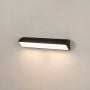 Long Tubular Outdoor Wall Light On White Background
