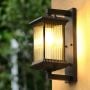 Retro Rectangular Outdoor Wall Light Main Lifestyle