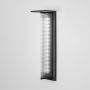 mundane solar glow outdoor wall sconce light on white background 1