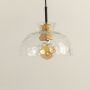 Kembang Glass Hanging Light Closeup
