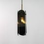 Minimalist Arch Grey Glass Pendant Light