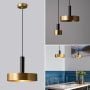Dazzle Bright Black & Gold Metal Hanging Lamp
