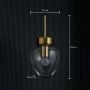 Opulent Shine Glass Hanging Pendant Lamp