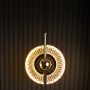 Wing Golden Crystal Pendant Light