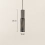 Cement Industrial Style Pendant Lamp - Grey