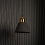 Riankh Modern Resin Pendant Lamp - Black