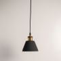Riankh Modern Resin Pendant Lamp - Black