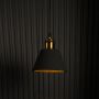 Riankh Modern Resin Pendant Lamp - Black