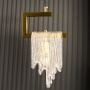 Kristy Pendant Light Crystal & Brass