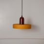 Italian Retro Pendant Light - Orange & Red